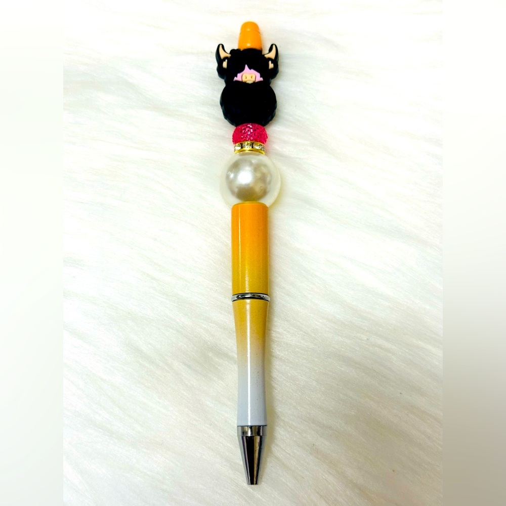 🧡🆕🧡Handmade Highland Cow Beaded Pen